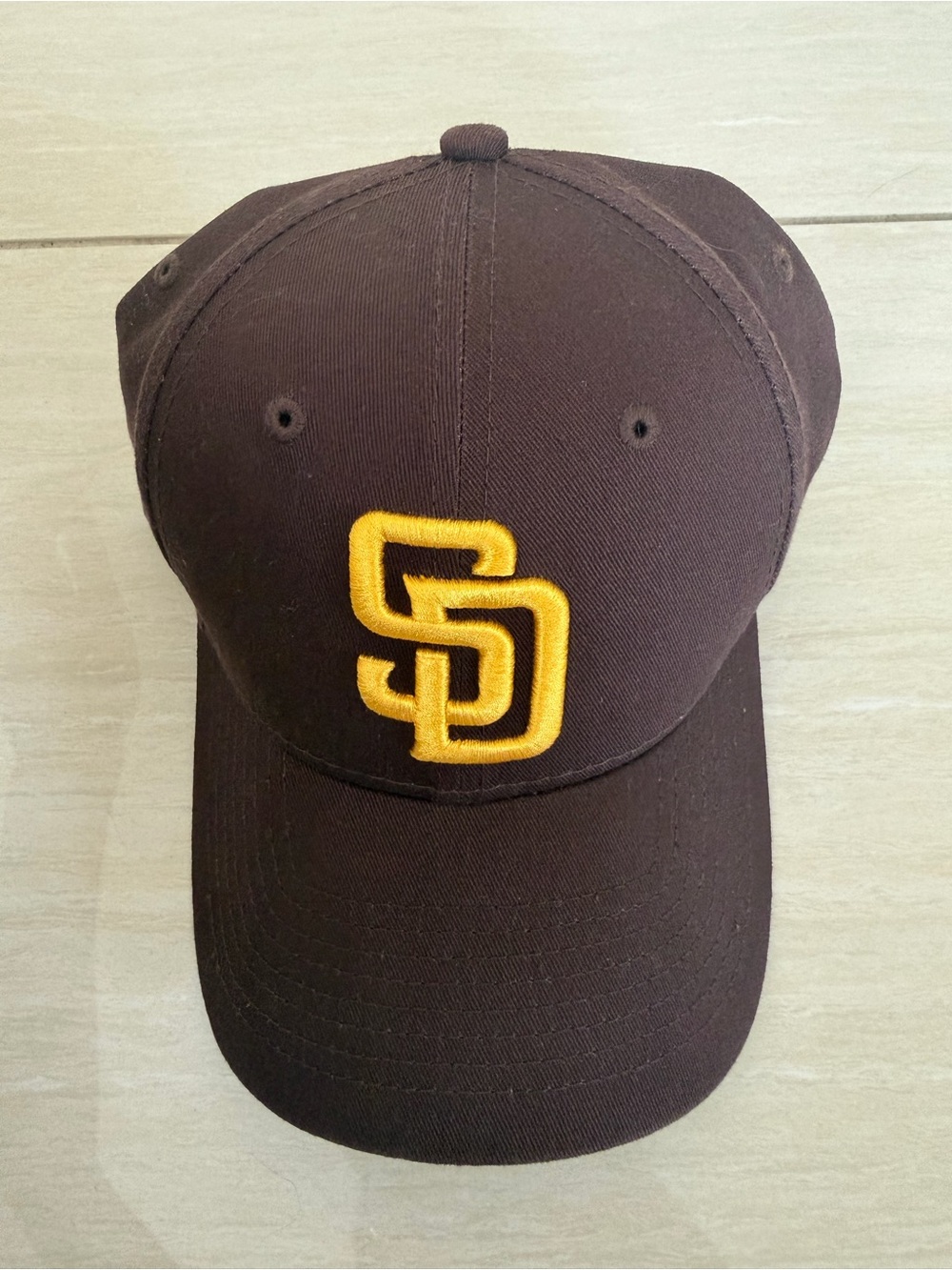 San Diego Padres Brown & Gold Baseball Cap snap back